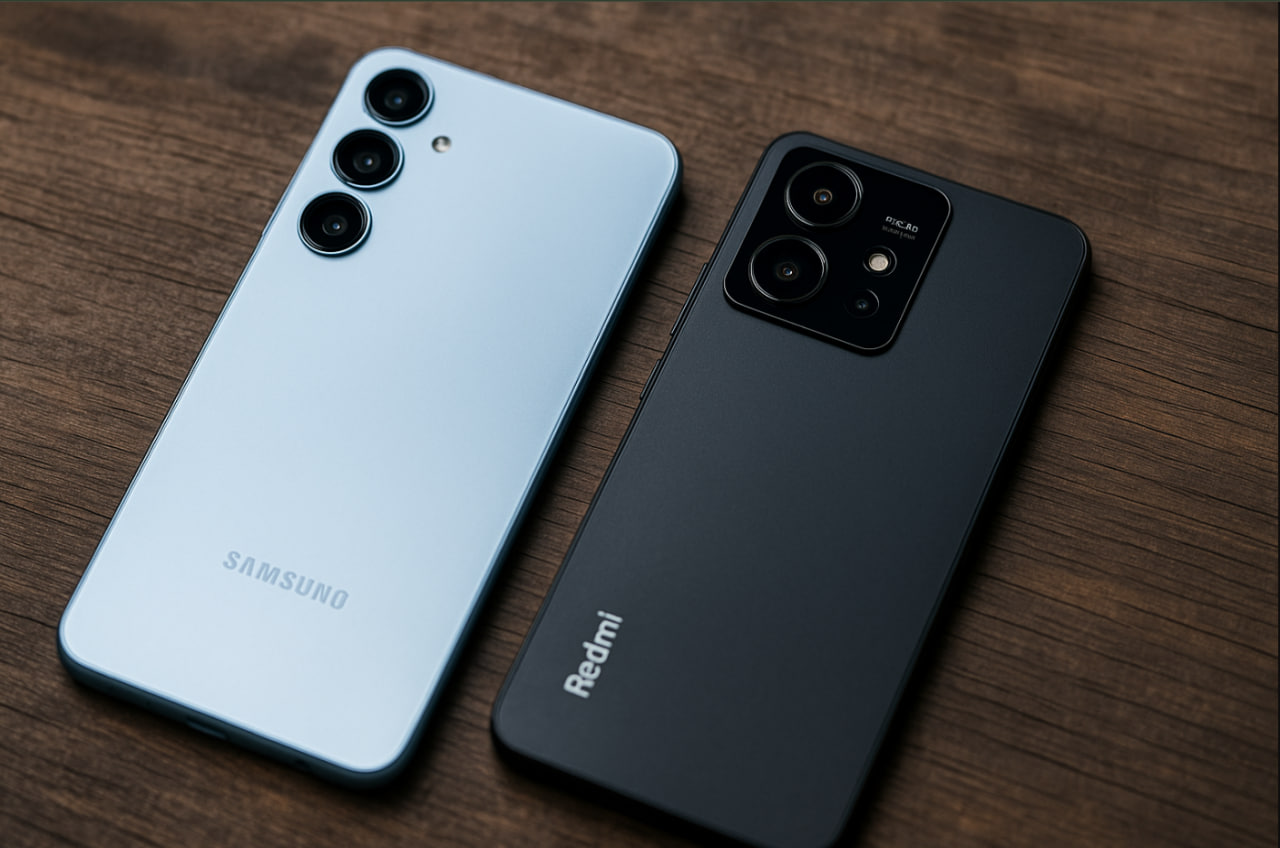 Perbandingan Galaxy A15 vs Redmi 13C di tahun 2025 untuk layar, kamera, performa, dan harga